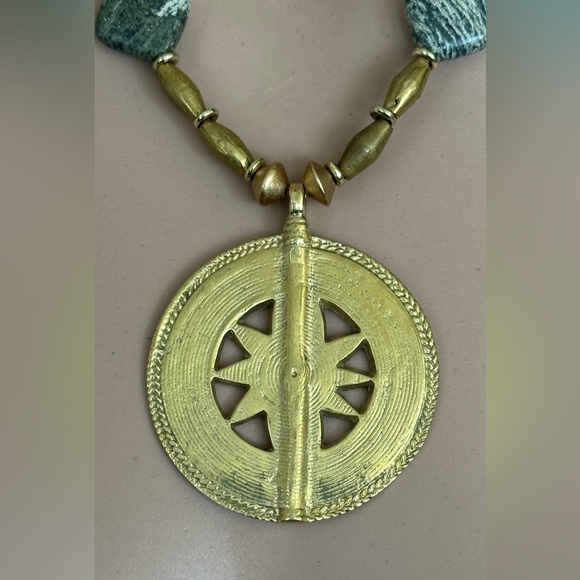 22 inch Zebra Jasper bead necklace NWOT - Picture 10 of 11